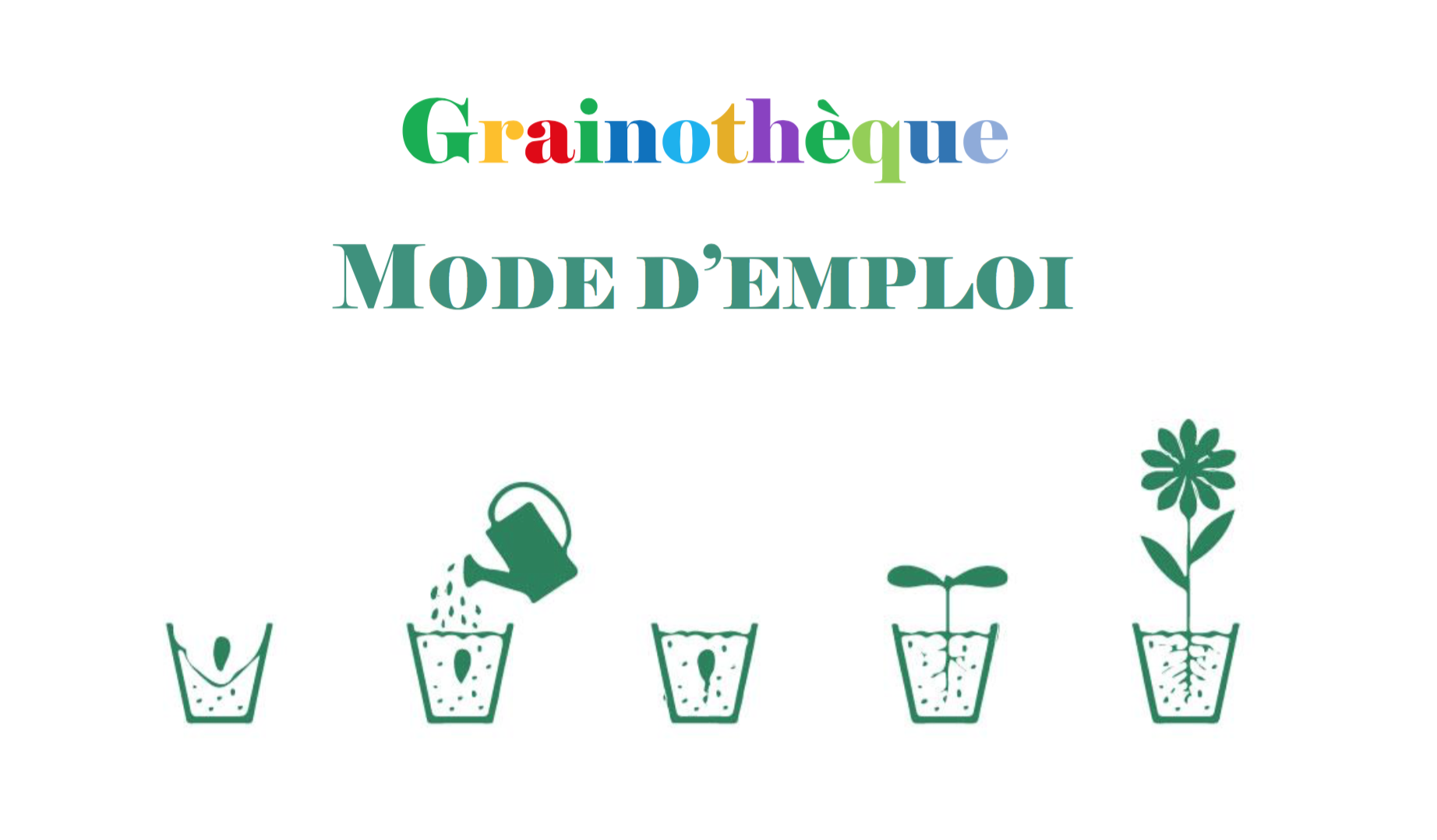 Grainothèque mode d'emploi Grainothèque mode d'emploi