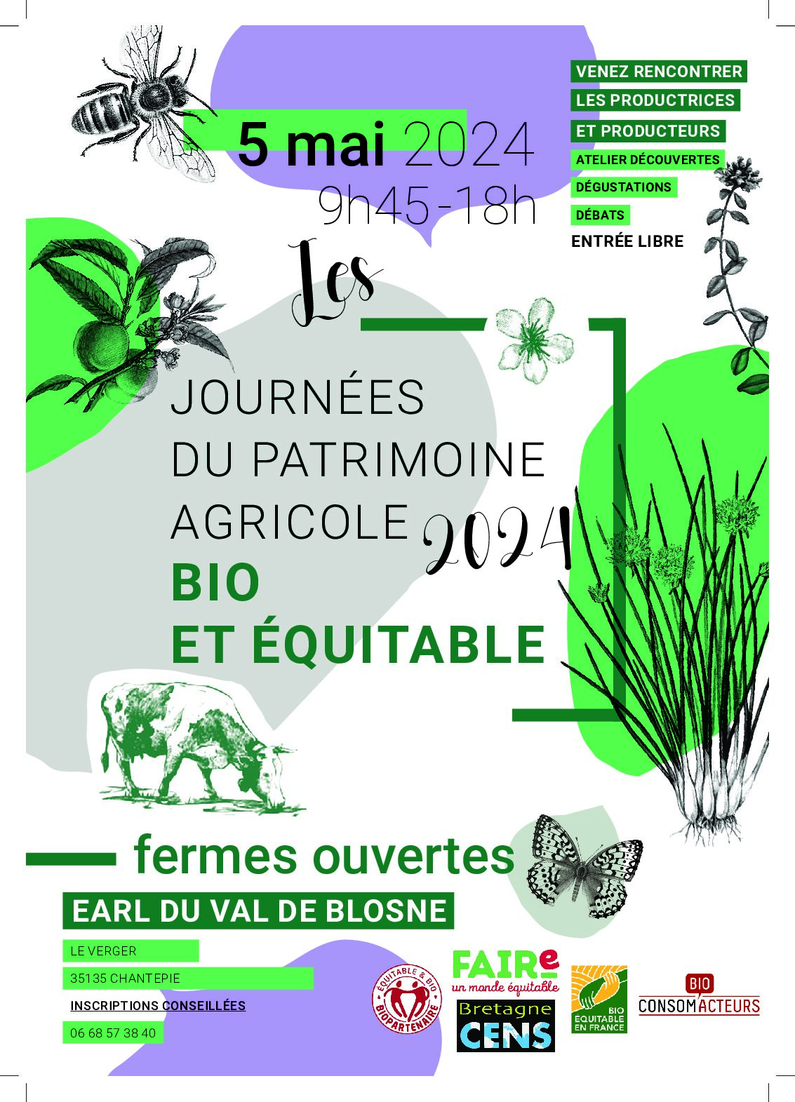 Journée du patrimoine agricole bio et équitable